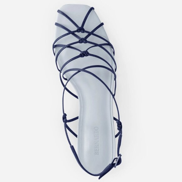 NEW BERNARDO Made In Brazil Leather Catrina Strappy Heels 1225 6m3 - Picture 2 of 4